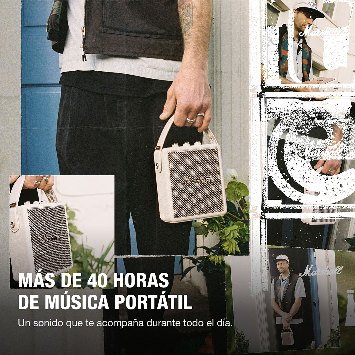 Imagen 2 de Altavoz portátil Marshall Stockwell III Bluetooth - Marrón Marrón