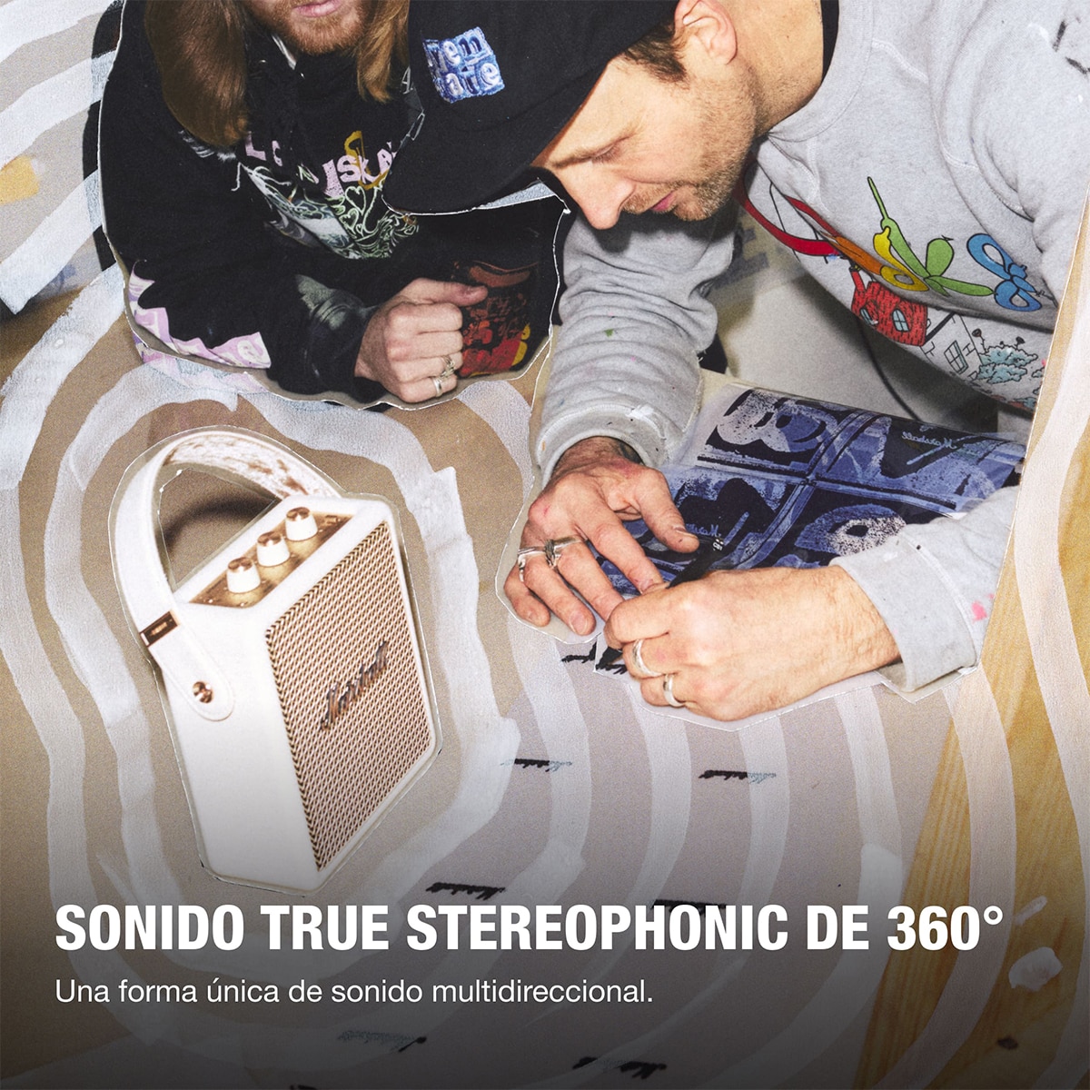 Imagen 3 de Altavoz portátil Marshall Stockwell III Bluetooth - Marrón Marrón