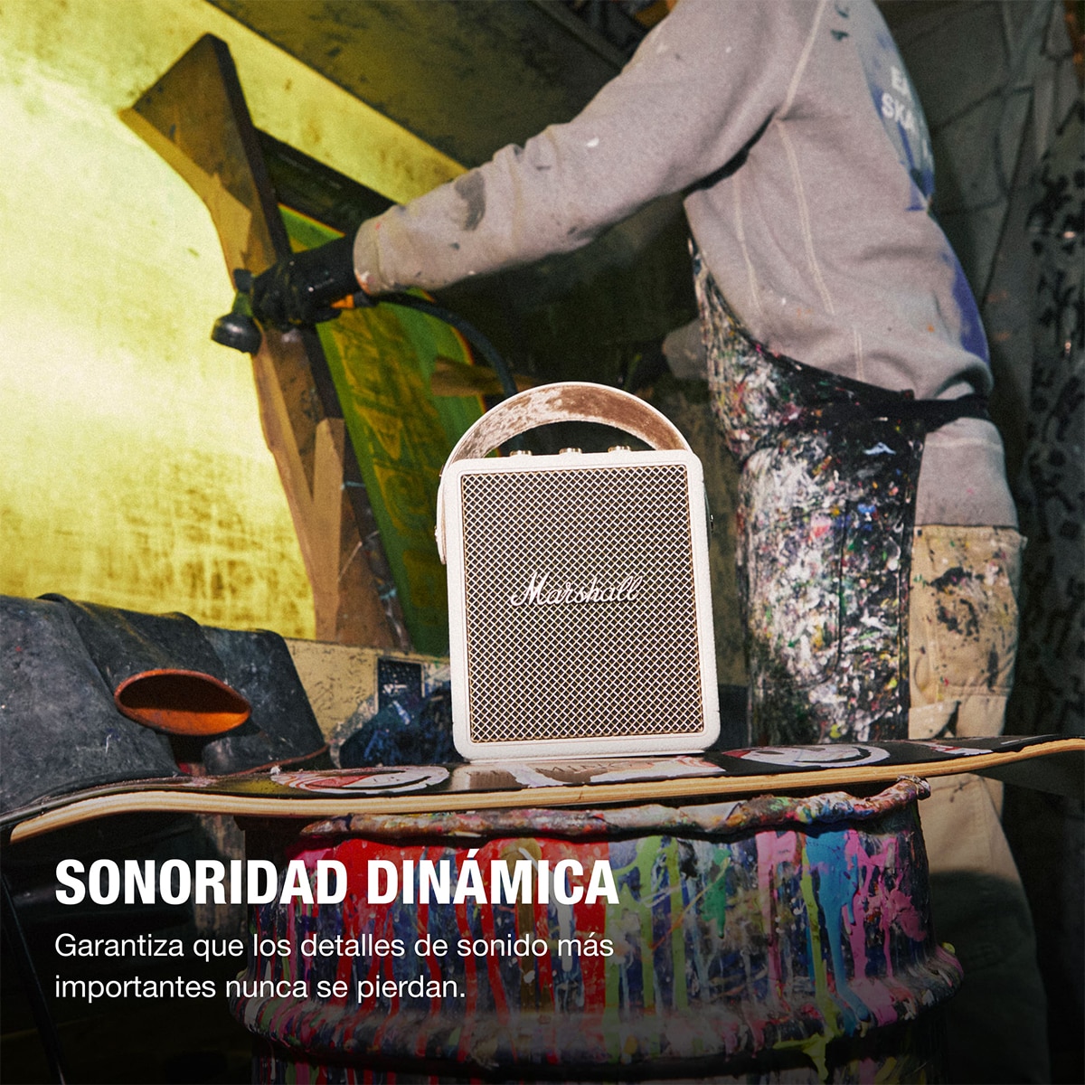 Imagen 5 de Altavoz portátil Marshall Stockwell III Bluetooth - Marrón Marrón