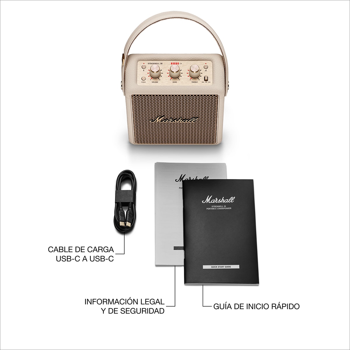 Imagen 10 de Altavoz portátil Marshall Stockwell III Bluetooth - Marrón Marrón