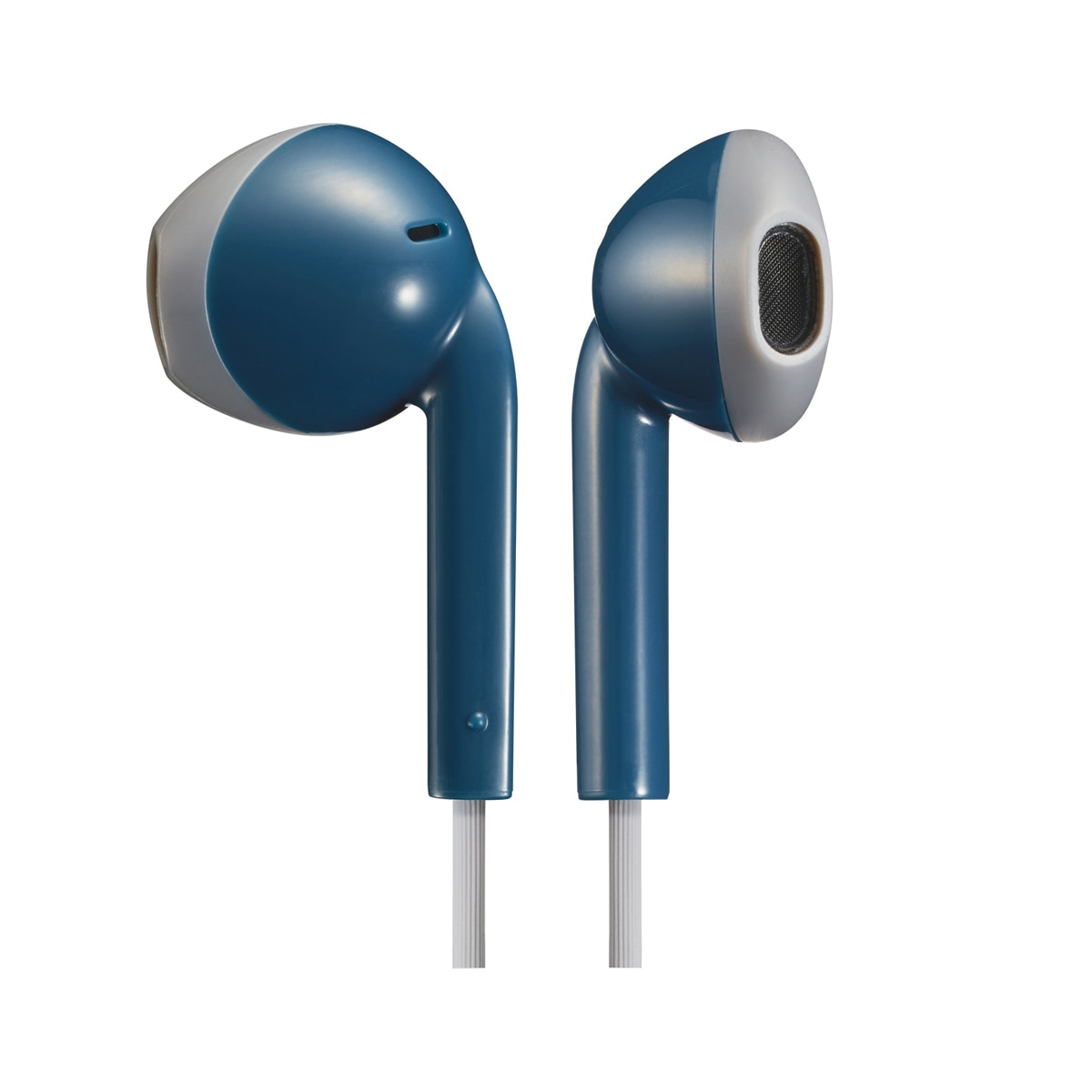 Auriculares de botón JVC HA-F19M-AH-E Azul con controlador y micrófono Azul-2
