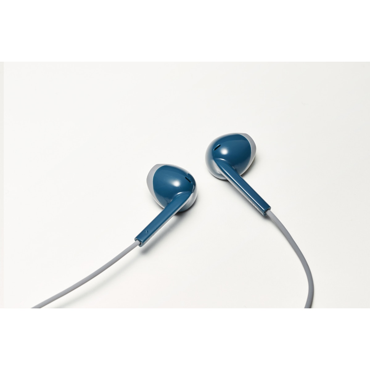 Auriculares de botón JVC HA-F19M-AH-E Azul con controlador y micrófono Azul-3