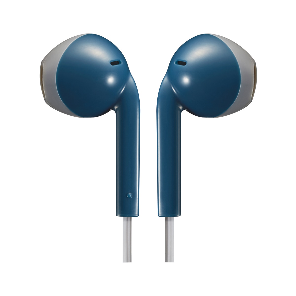 Auriculares de botón JVC HA-F19M-AH-E Azul con controlador y micrófono Azul-5
