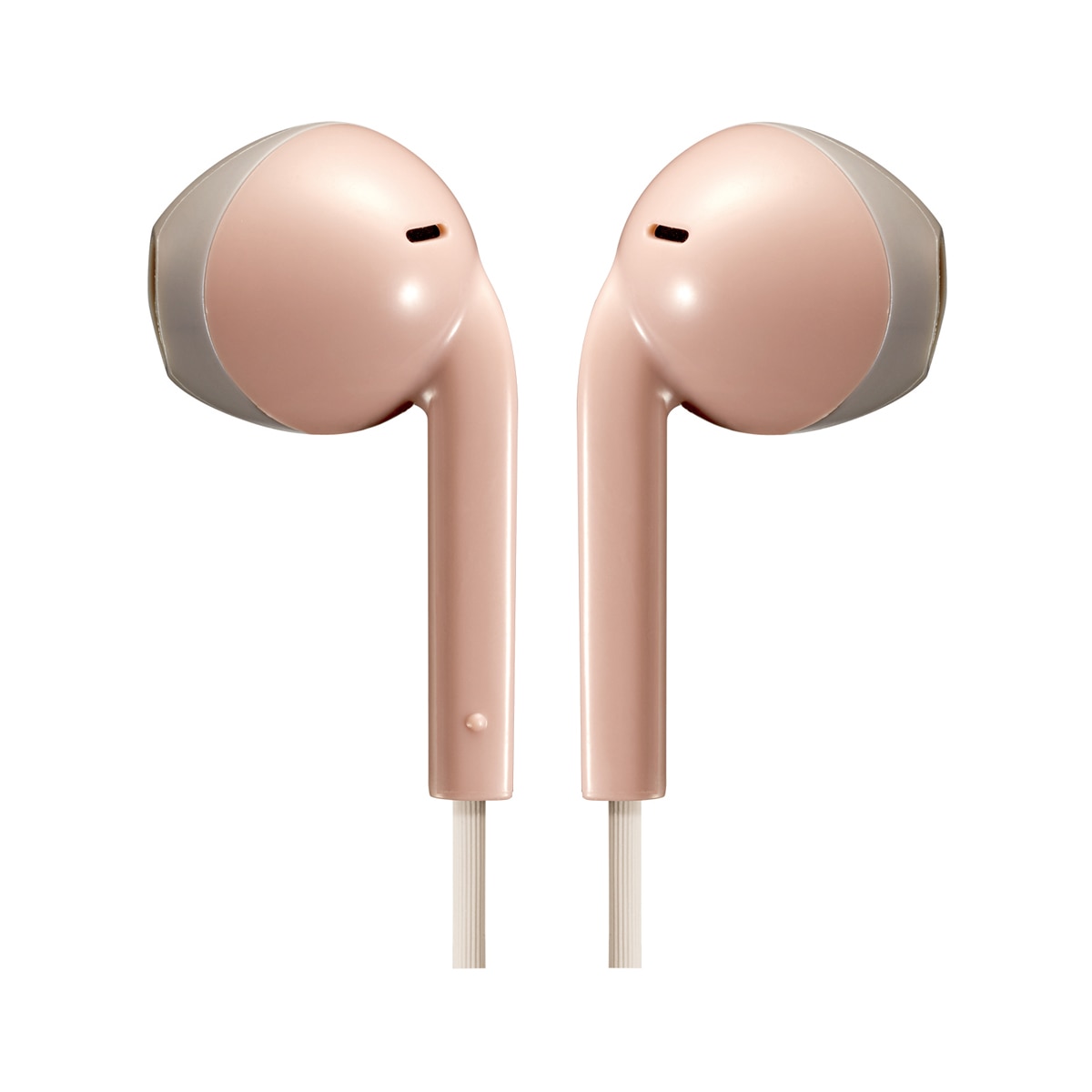 Auriculares de botón JVC HA-F19M-PT-E Rosa con controlador y micrófono Rosa-3