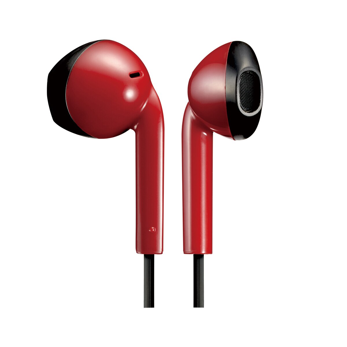 Auriculares de botón JVC HA-F19M-RB-E Rojo con controlador y micrófono Rojo-2