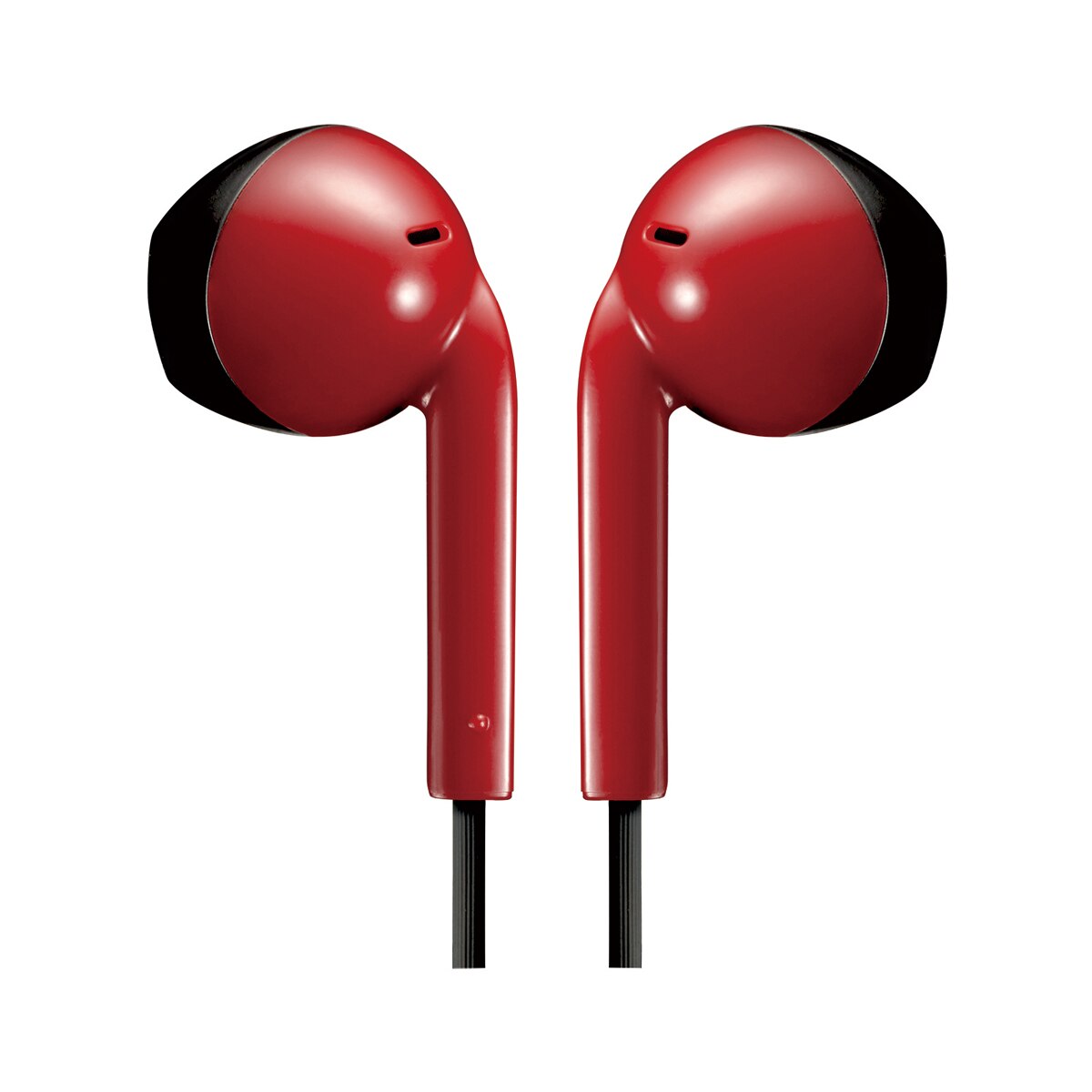 Auriculares de botón JVC HA-F19M-RB-E Rojo con controlador y micrófono Rojo-3