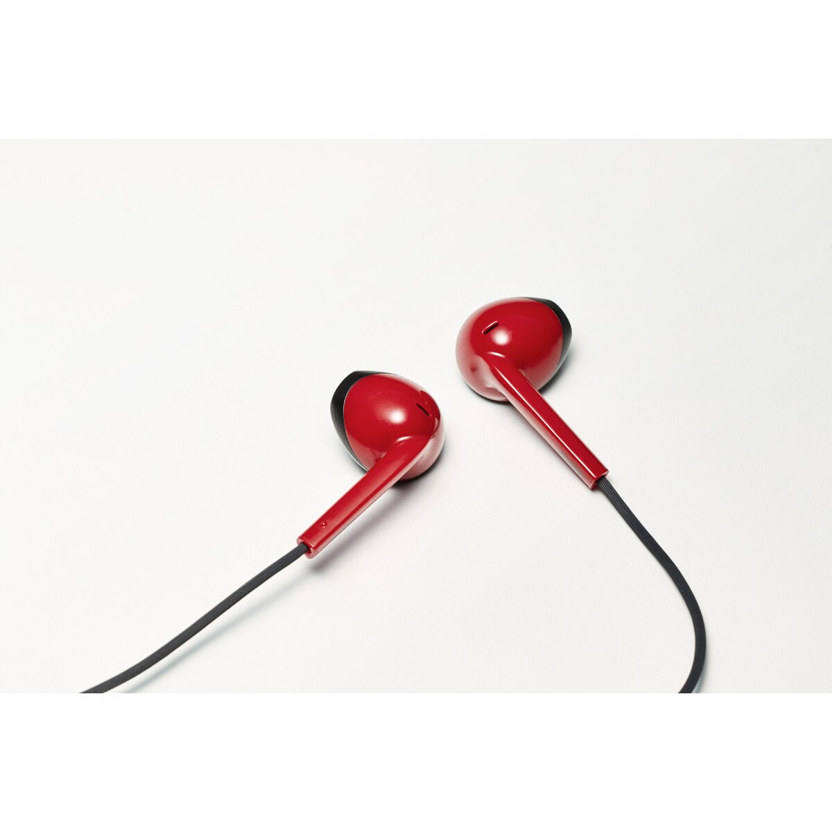 Auriculares de botón JVC HA-F19M-RB-E Rojo con controlador y micrófono Rojo-4