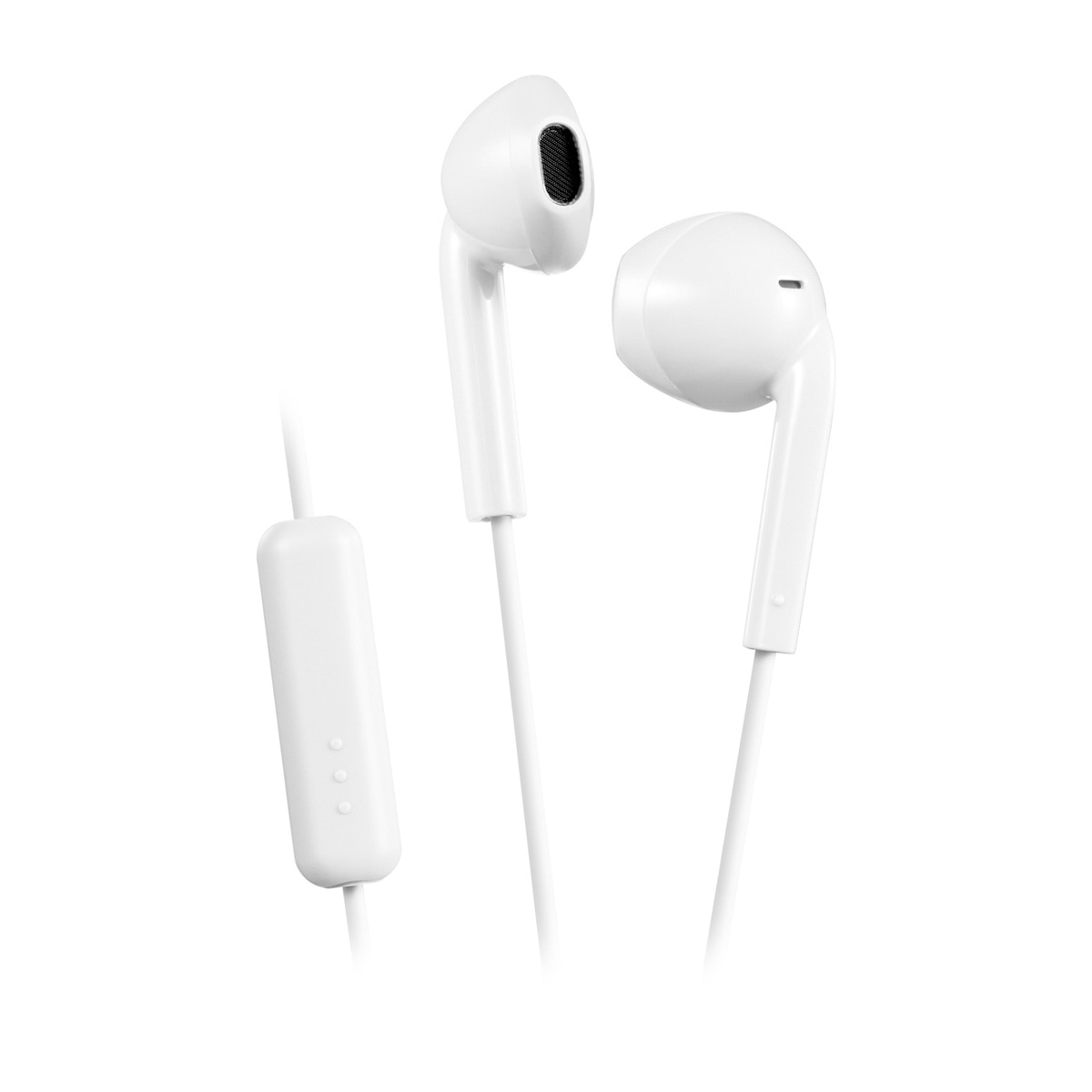 Auriculares de botón JVC HA-F17M-W-E Blanco con controlador y microfóno Blanco-1