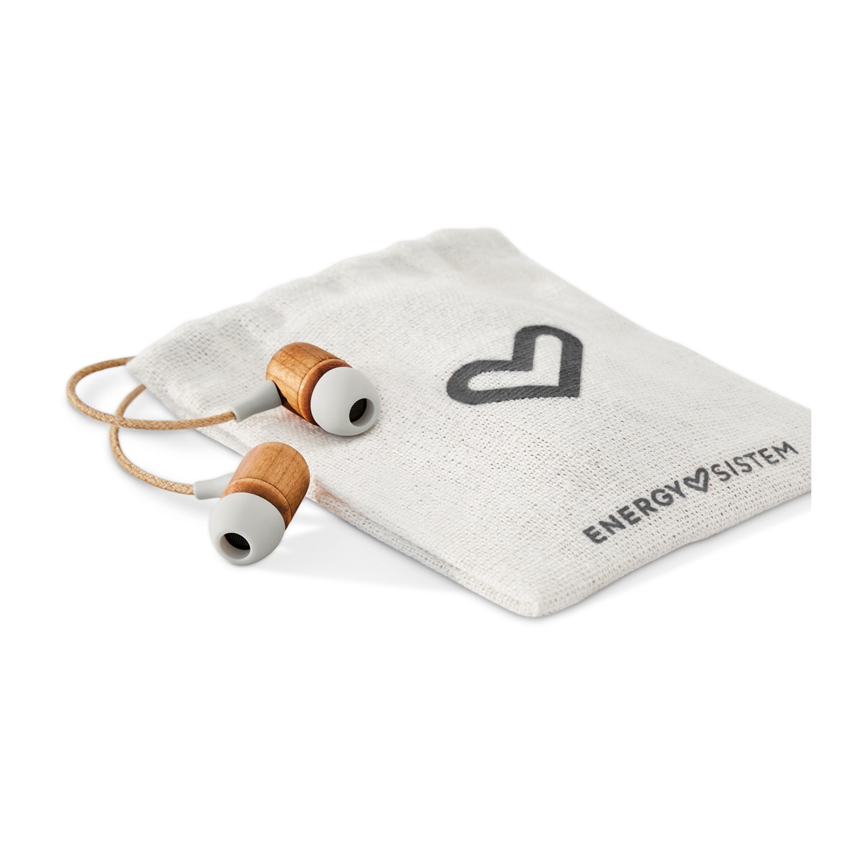 Auriculares de botón Energy Sistem Earphones Eco Cherry Wood Cerezo-4