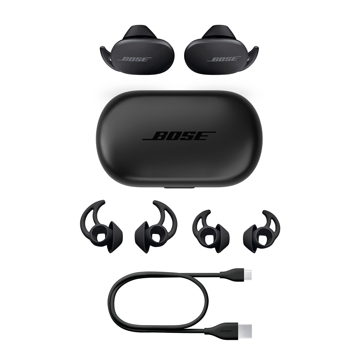 Auriculares de botón Bose Quietcomfort Earbuds Bluetooth con Cancelación de ruido Negros - Negro Negro-3