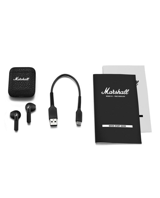 Auriculares de botón Marshall Minor III True Wireless - Negro Negro-7