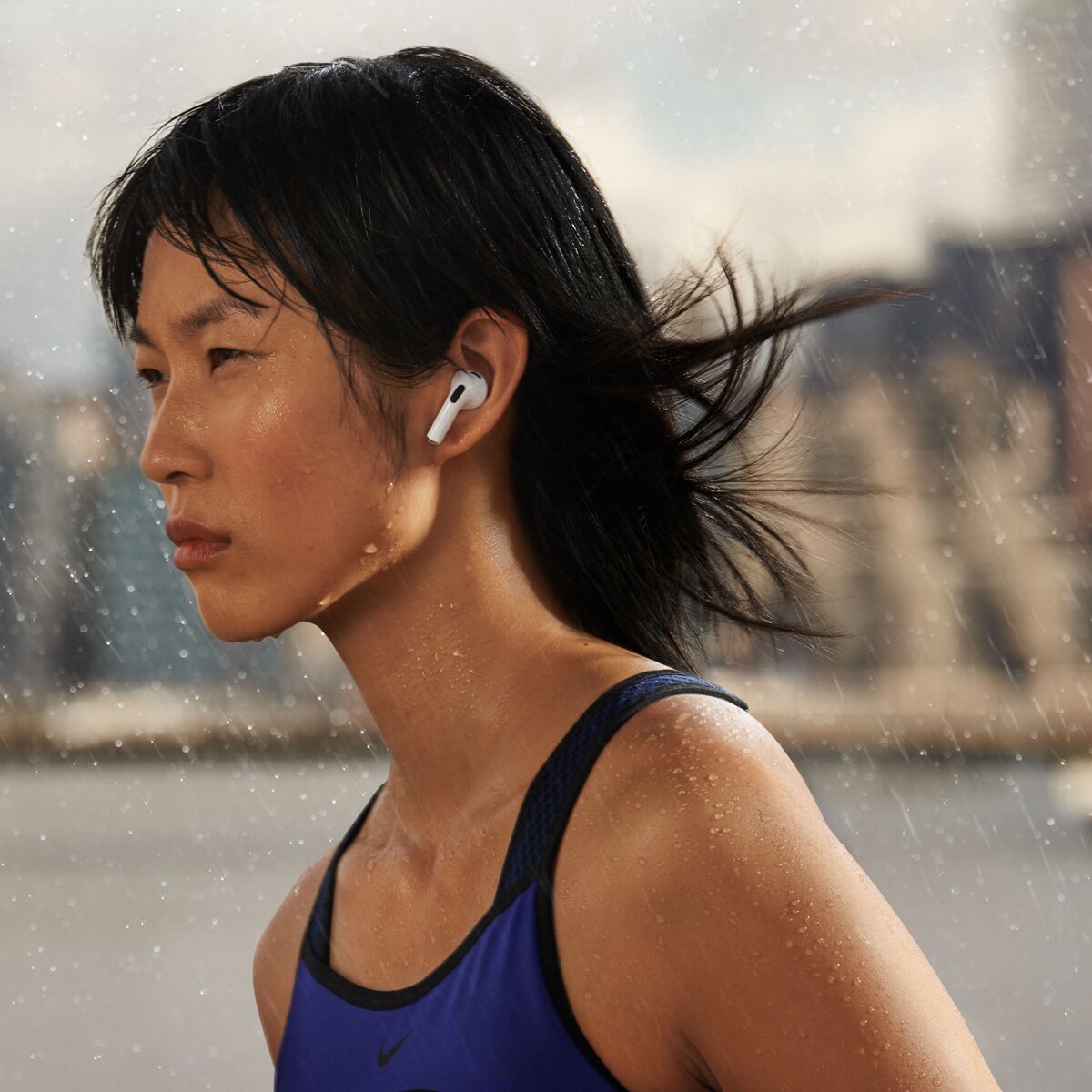 Apple AirPods (3ª generación) auriculares de botón con estuche de carga MagSafe Blanco-3