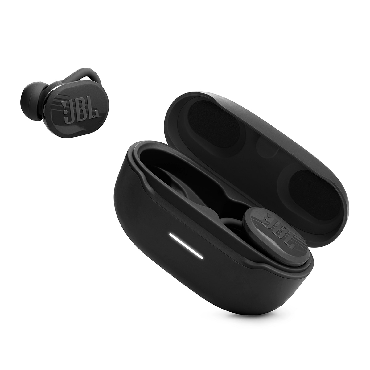 Auriculares de botón deportivos JBL Endurance Race Black TWS Negro-2