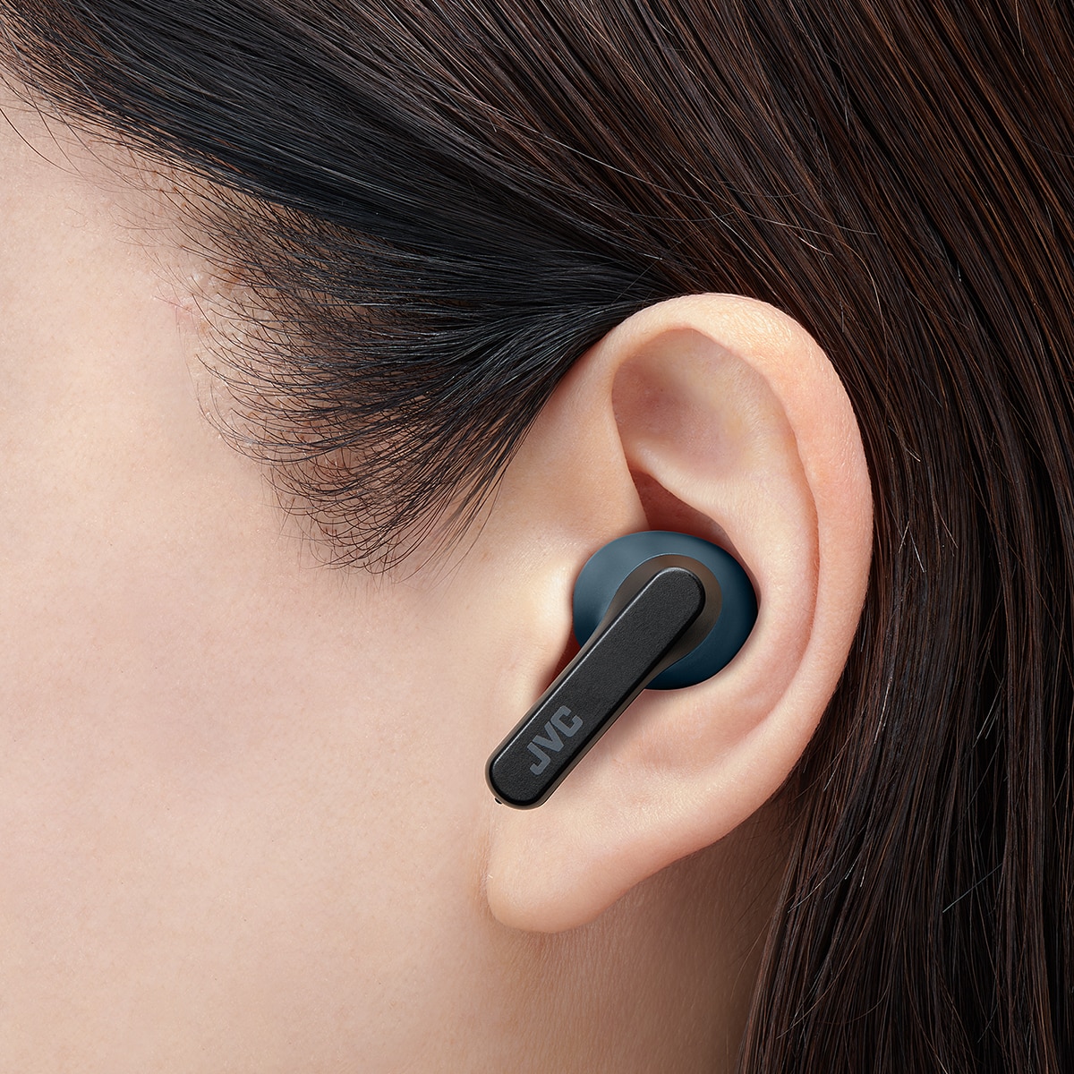 Auriculares de botón JVC HA-A9T-A-E True Wireless con micrófono Azul / Negro-4
