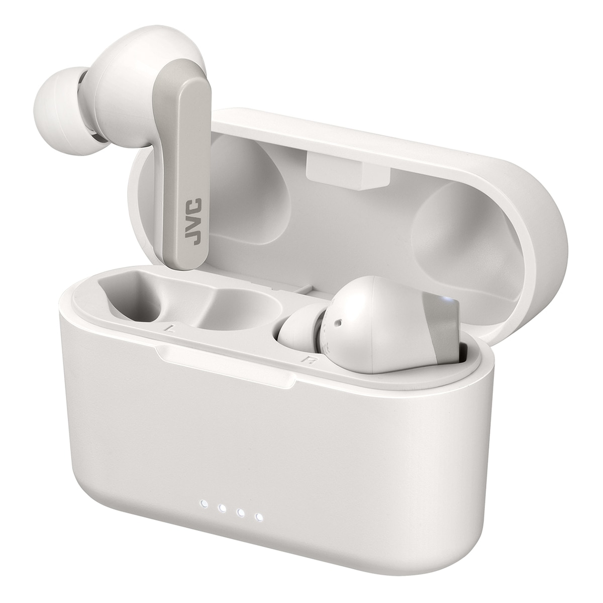 Imagen 2 de Auriculares de botón JVC HA-A9T-A-E True Wireless con micrófono - Blanco / Gris Blanco / Gris