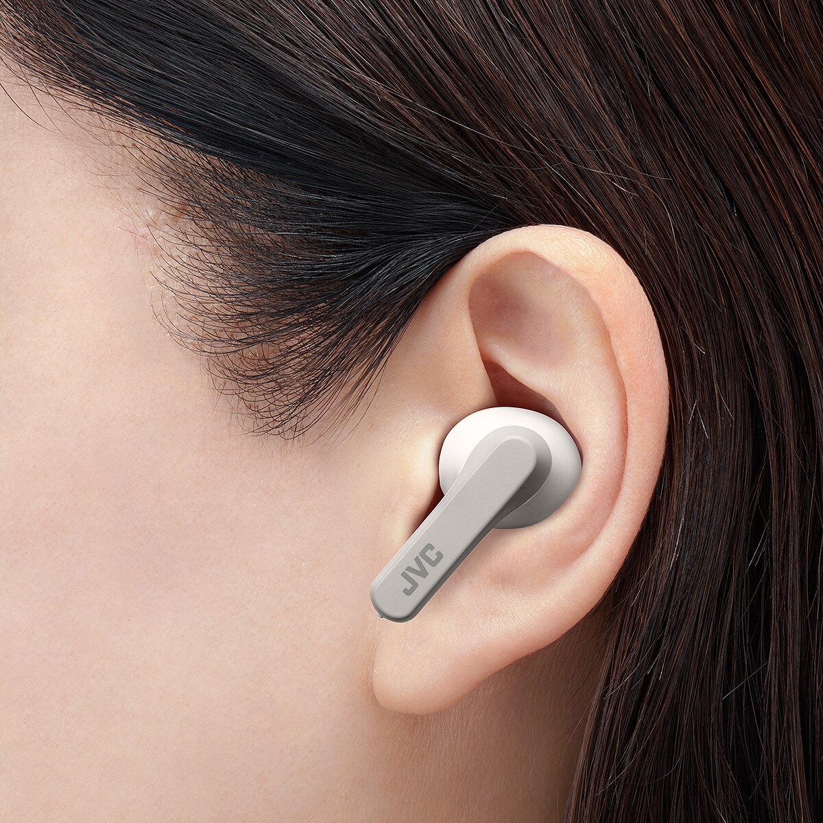 Imagen 4 de Auriculares de botón JVC HA-A9T-A-E True Wireless con micrófono - Blanco / Gris Blanco / Gris