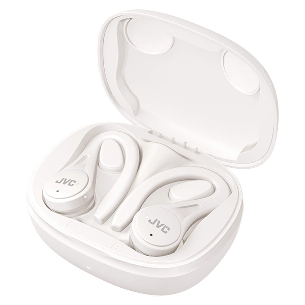 Imagen 4 de Auriculares deportivos True Wireless JVC HA-EC25T con Bluetooth - Blanco Blanco