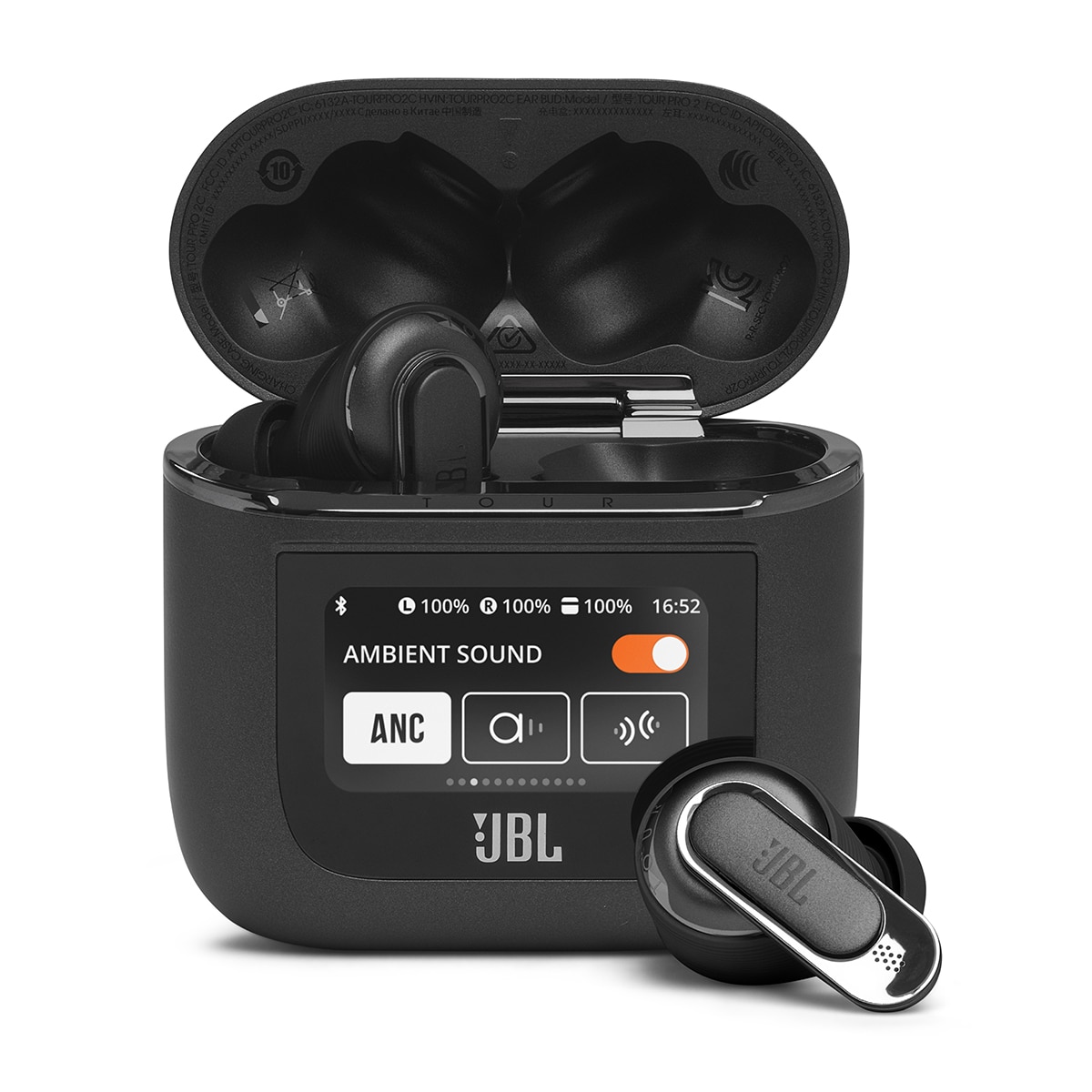 Auriculares True Wireless JBL Tour Pro 2 Bluetooth, cancelación de ruido Negro-2