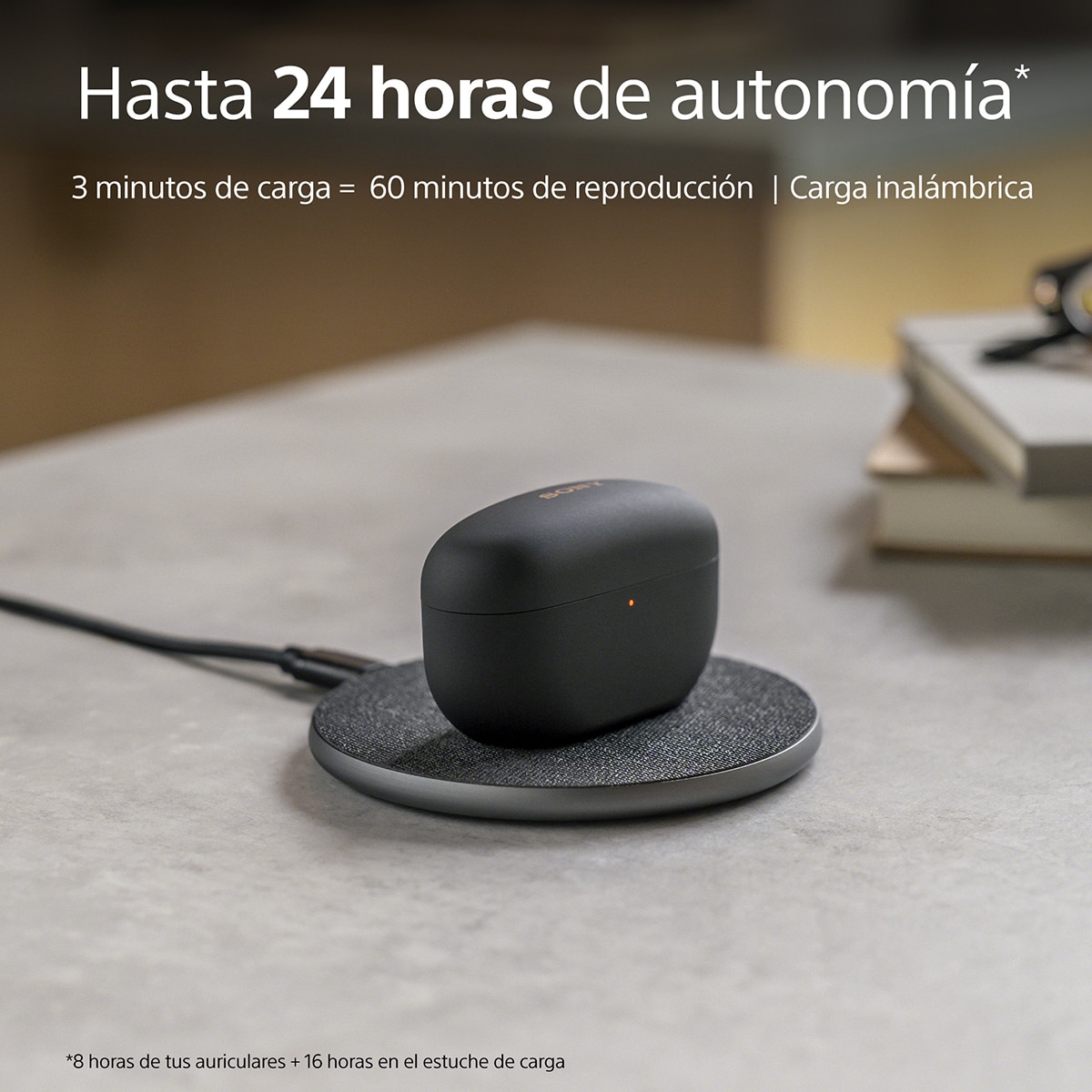 Sony WF-1000XM5 Inalámbricos Cancelación de ruido, 24 h de batería, micrófono, Auriculares compatibles asistentes de voz, para iOS, Android y PC Negro-8