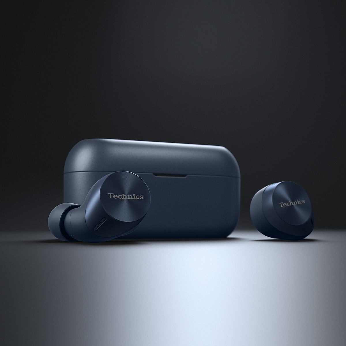 Auriculares True Wireless Technics AZ60M2, azul, con cancelación de ruido y bluetooh Azul noche-7