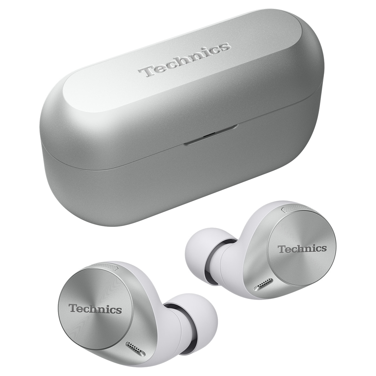 Auriculares True Wireless Technics AZ60M2, plata, con cancelación de ruido y bluetooth Plata-4