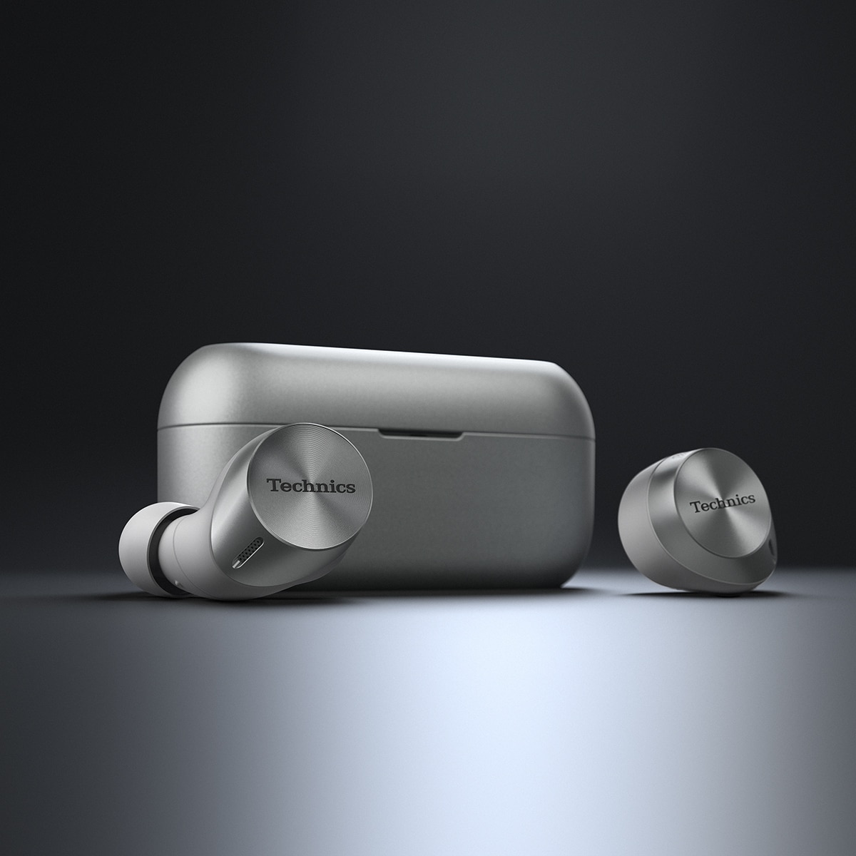 Auriculares True Wireless Technics AZ60M2, plata, con cancelación de ruido y bluetooth Plata-7