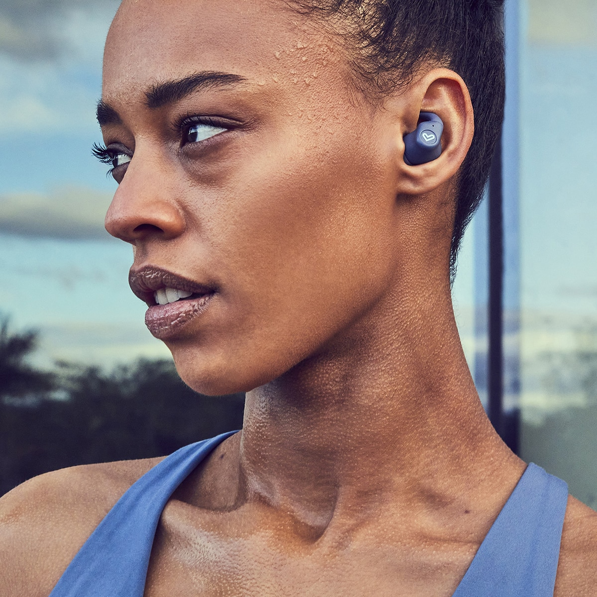 Auriculares True Wireless Energy Sistem Arena Indigo, Bluetooth 5.3, IPX5, Secure-Fit y Esmart Connect App Azul índigo-6