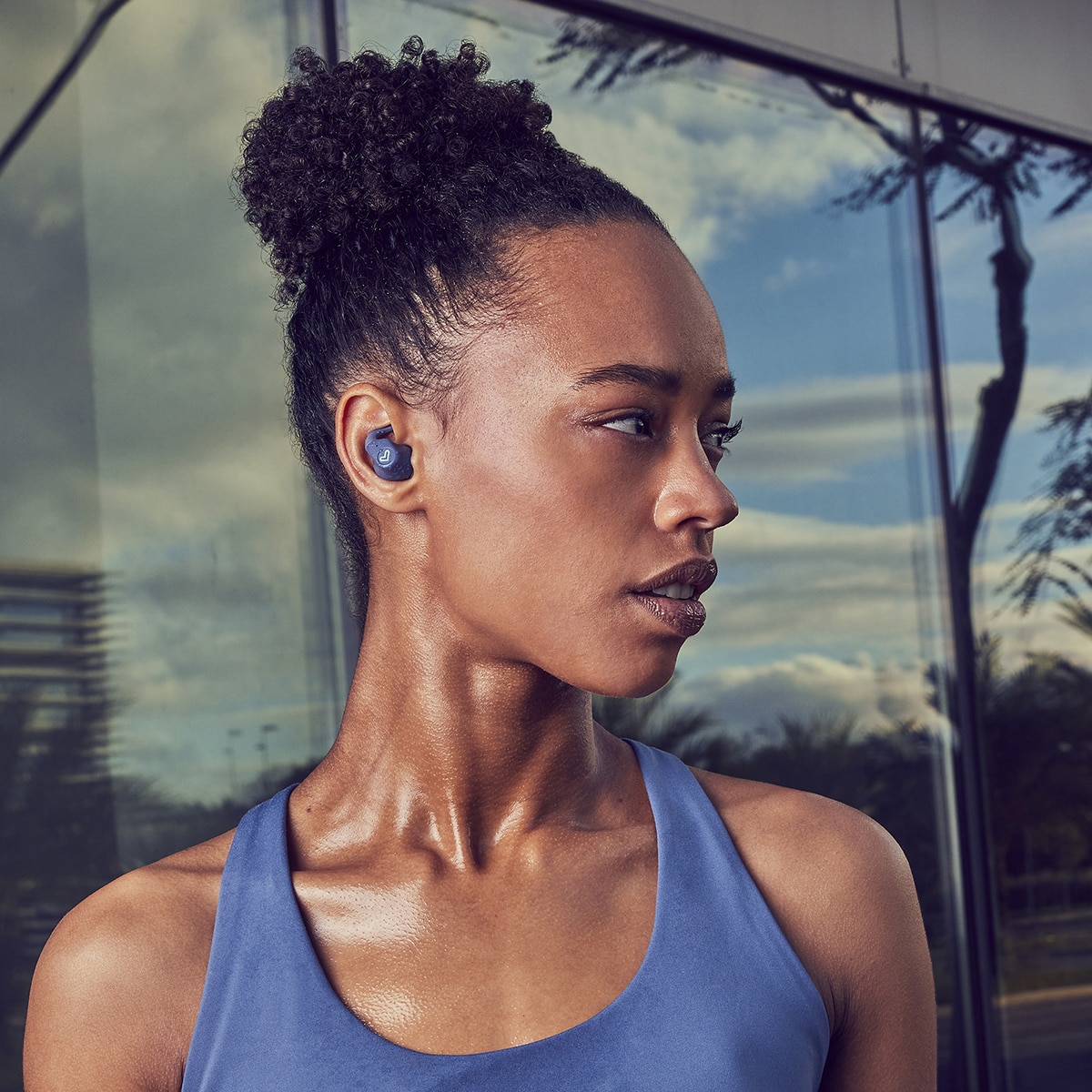 Auriculares True Wireless Energy Sistem Arena Indigo, Bluetooth 5.3, IPX5, Secure-Fit y Esmart Connect App Azul índigo-7
