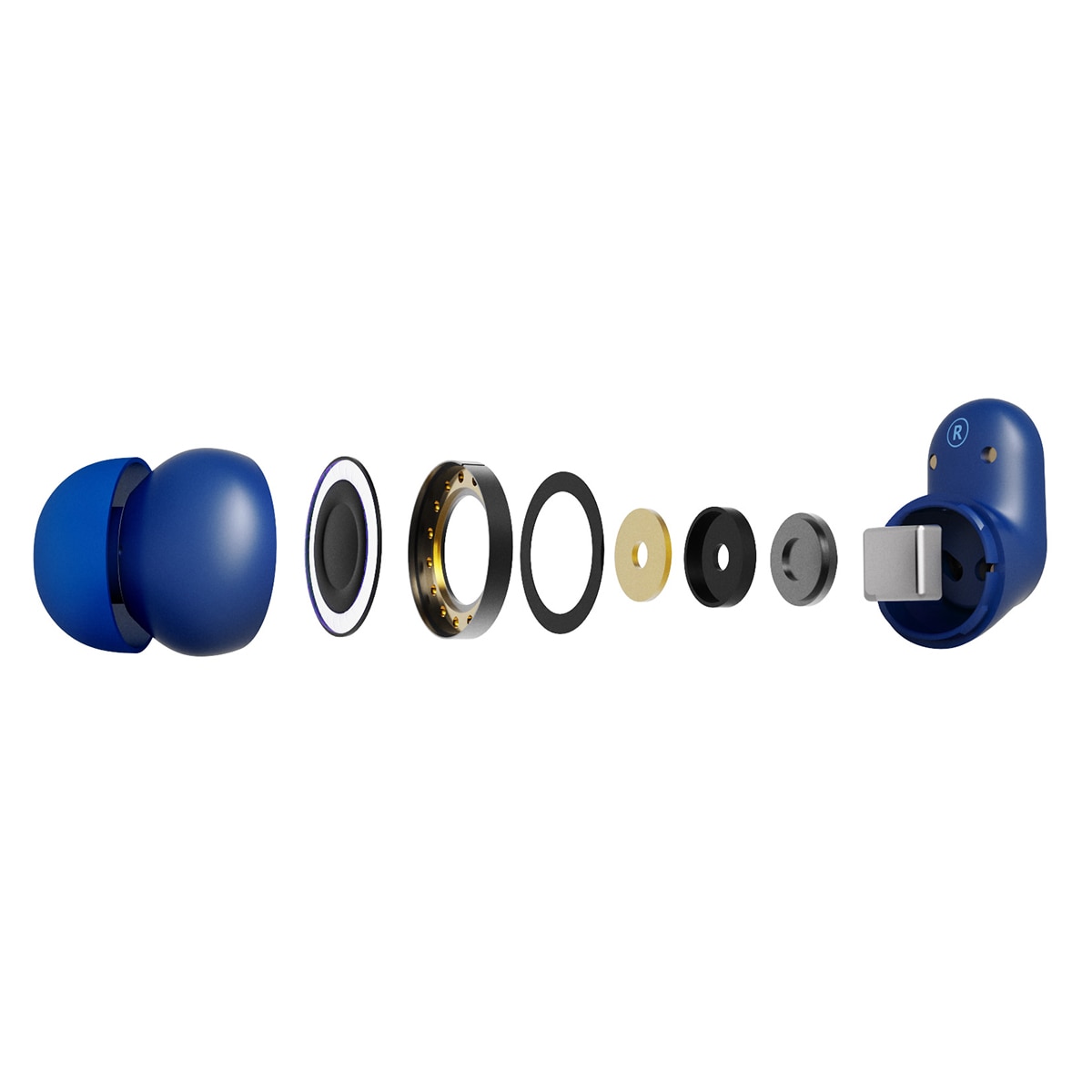 Auriculares True Wireless Energy Sistem Indigo Pulse, Bluetooth 5.3, Deep Bass Azul-5