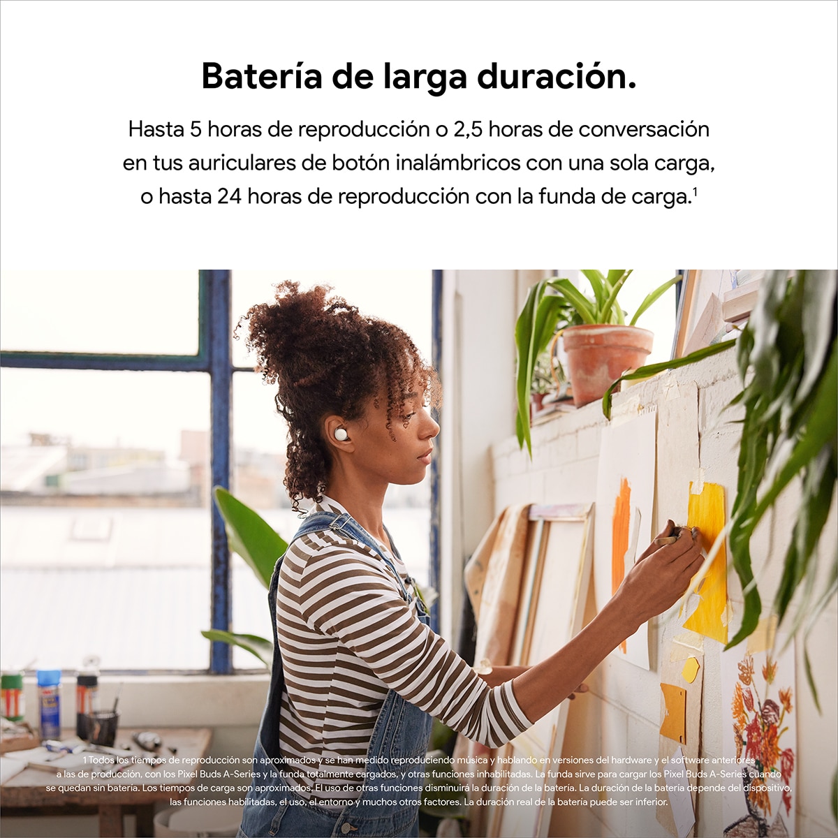 Auriculares de botón Google Pixel Buds A-series Blanco-11