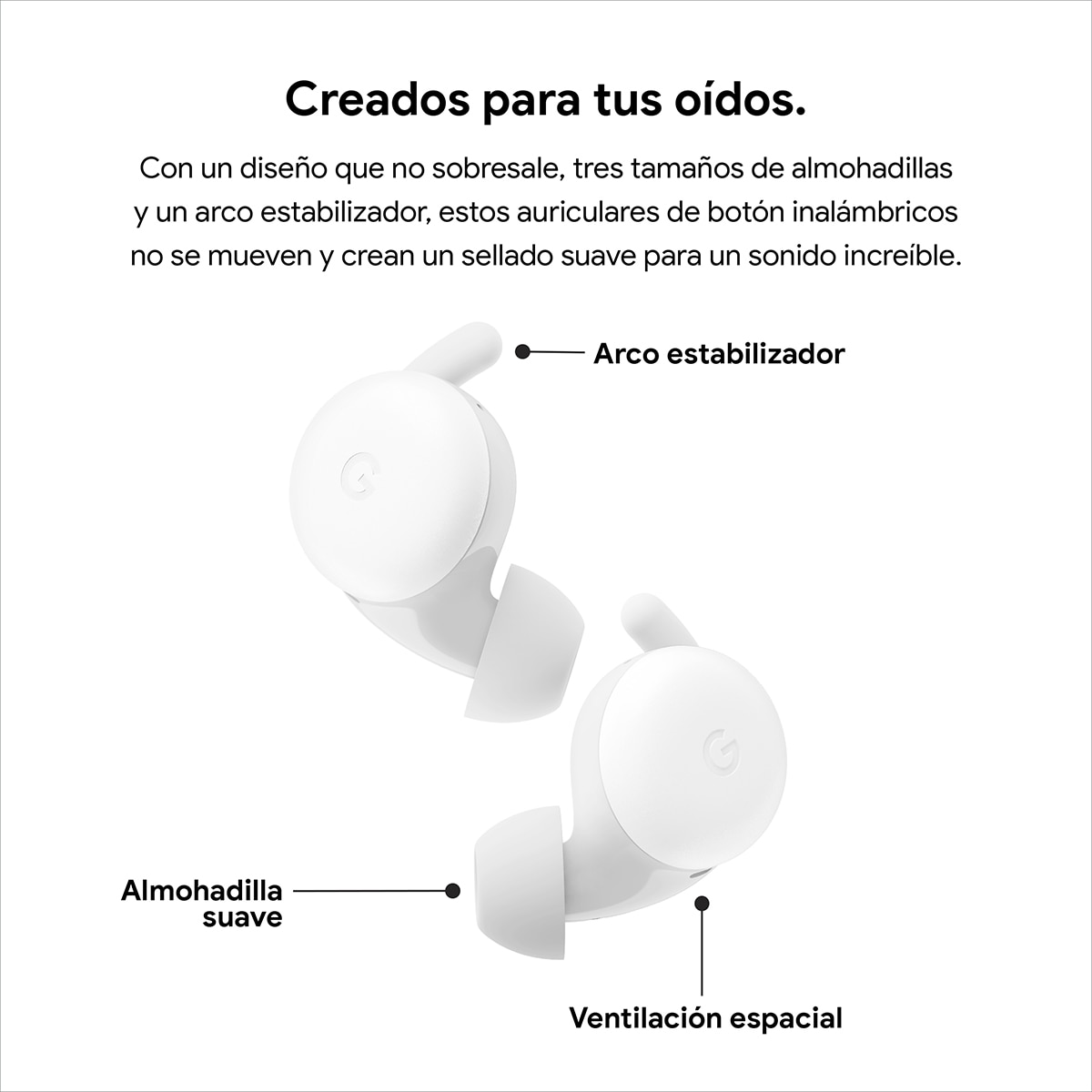 Auriculares de botón Google Pixel Buds A-series Carbón Carbón-8