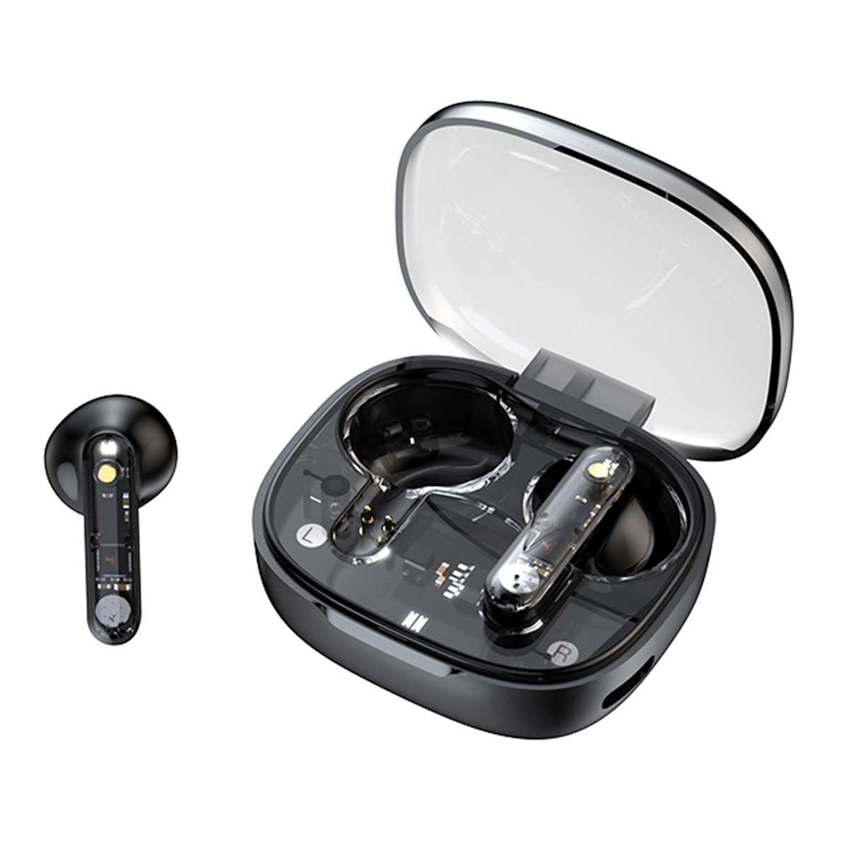 Auriculares True Wireless Inves T23 Negro Bluetooth Negro-3
