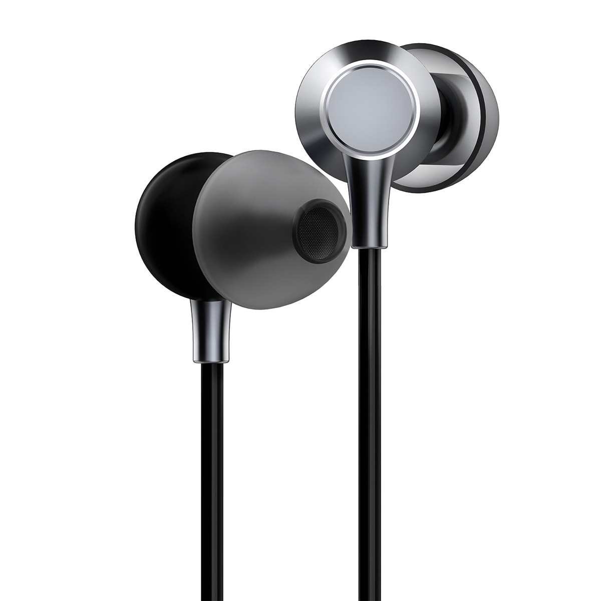 Imagen 0 de Auriculares de botón Energy Sistem Metallized Type-C Graphite con conversor digital y controlador de música y volumen
