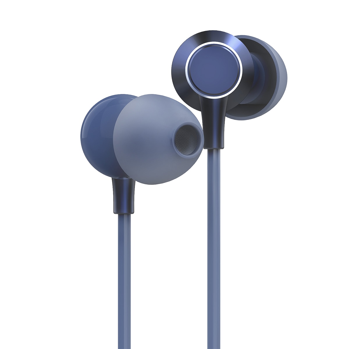 Imagen 0 de Auriculares de botón Energy Sistem Metallized Type-C Indigo con conversor digital y controlador de música y volumen