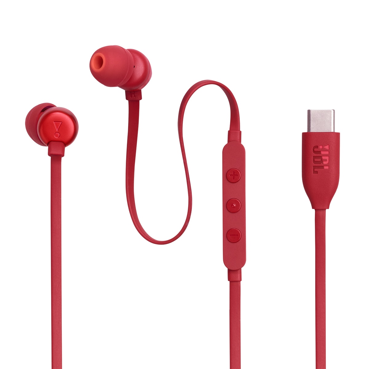 Auriculares de botón de alta resolución con cable JBL Tune 310C - Rojo Rojo-2