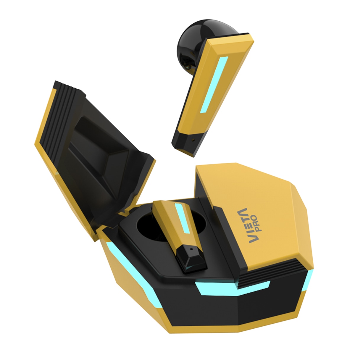 Auriculares True Wireless Vieta Trasformer Bluetooth 5.3 Amarillo / Negro-6
