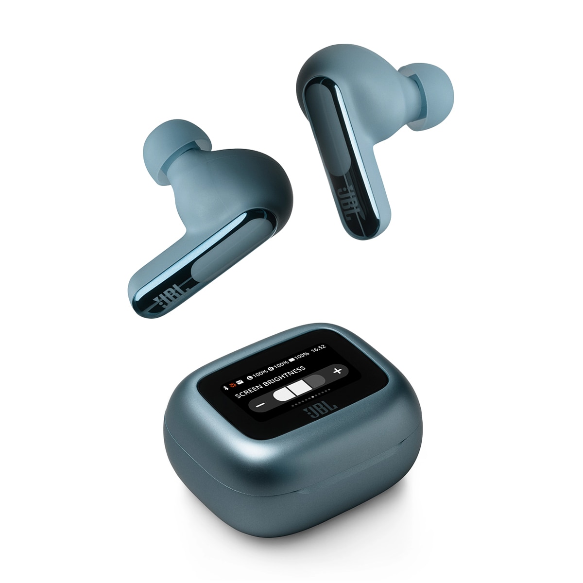 Auriculares True Wireless JBL Live Beam 3 con cancelación de ruido, diseño Stick Closed y audio de alta resolución Azul-3