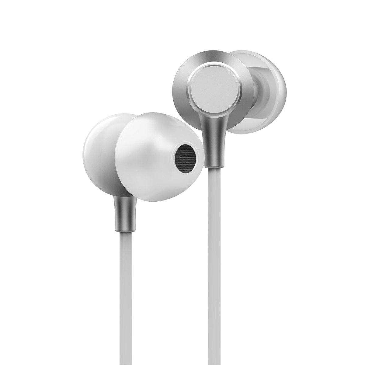 Auriculares de botón con cable Energy Sistem Metallized con micrófono integrado - Negro metalizado Plata metalizada-4