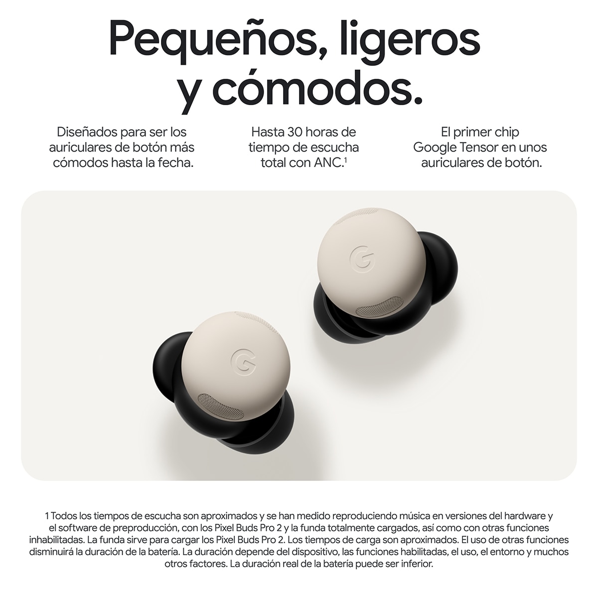 Auriculares True Wireless Google Pixel Buds Pro 2 con cancelación activa de ruido - Porcelana Porcelana-6
