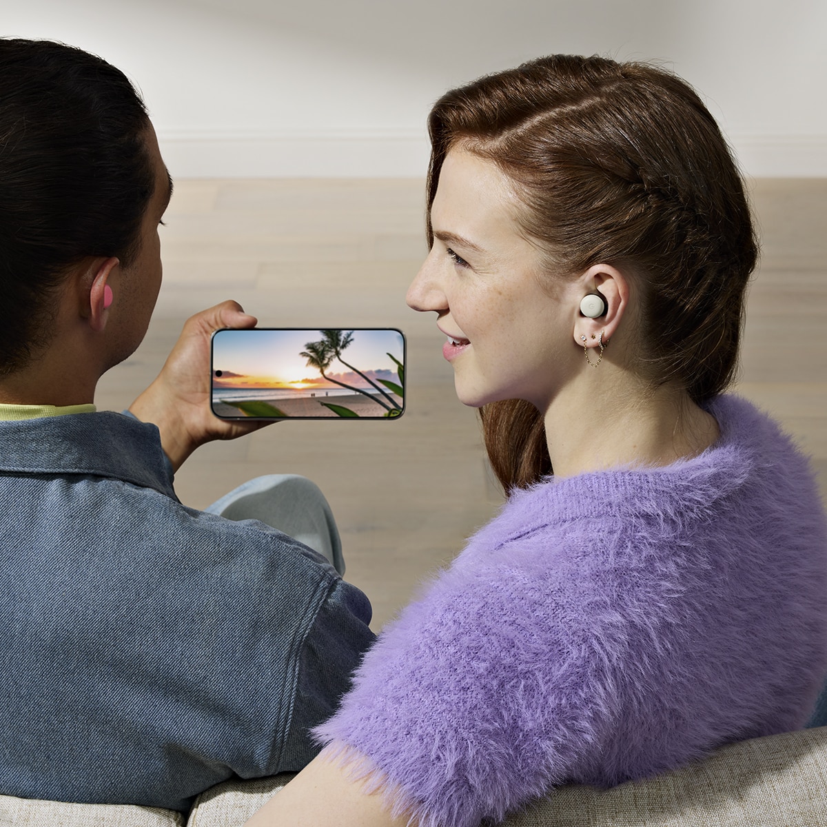 Auriculares True Wireless Google Pixel Buds Pro 2 con cancelación activa de ruido - Rosa Peonía Rosa Peonía-12