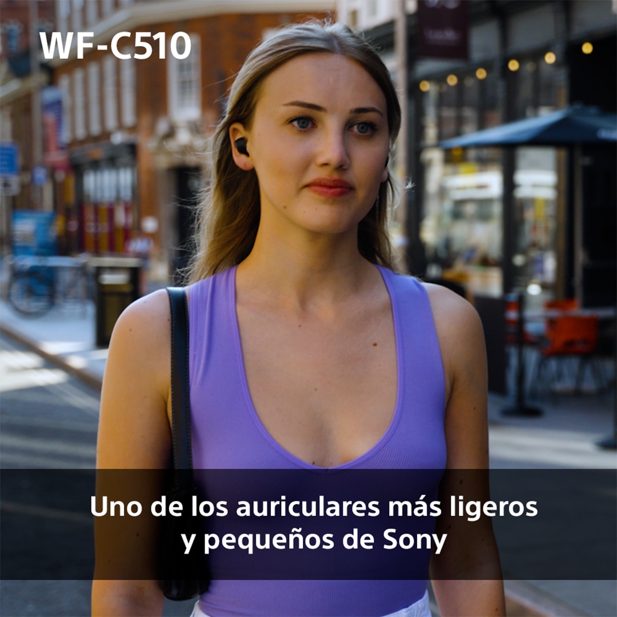 Sony WF-C510 Bluetooth multipunto, hasta 22 horas de batería, Auriculares modo sonido ambiente, IPX4 - Blanco Blanco-6