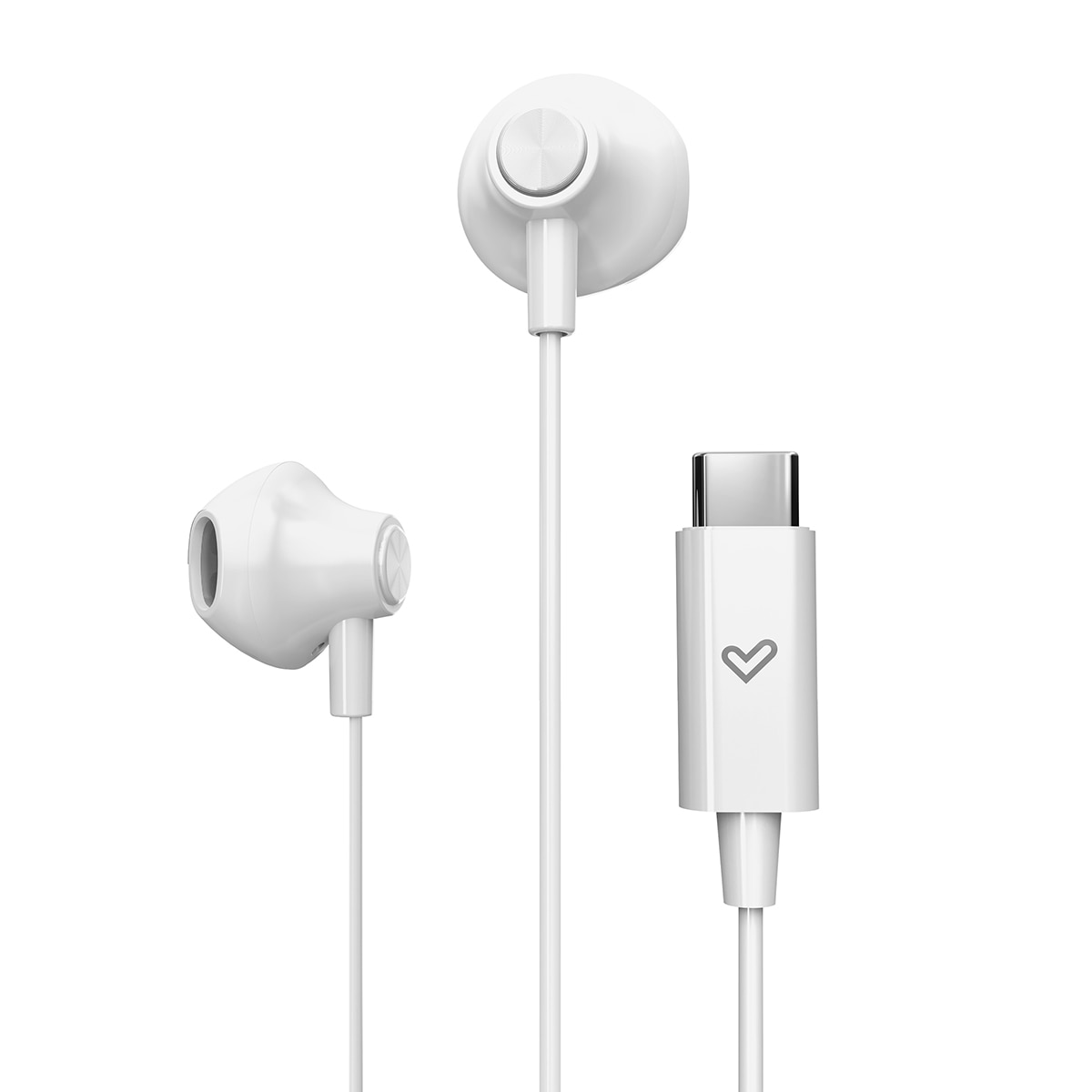 Imagen 0 de Auriculares Energy Sistem Snow EasyPods Tipo C con micrófono, Voice Assistant y controlador de reproducción