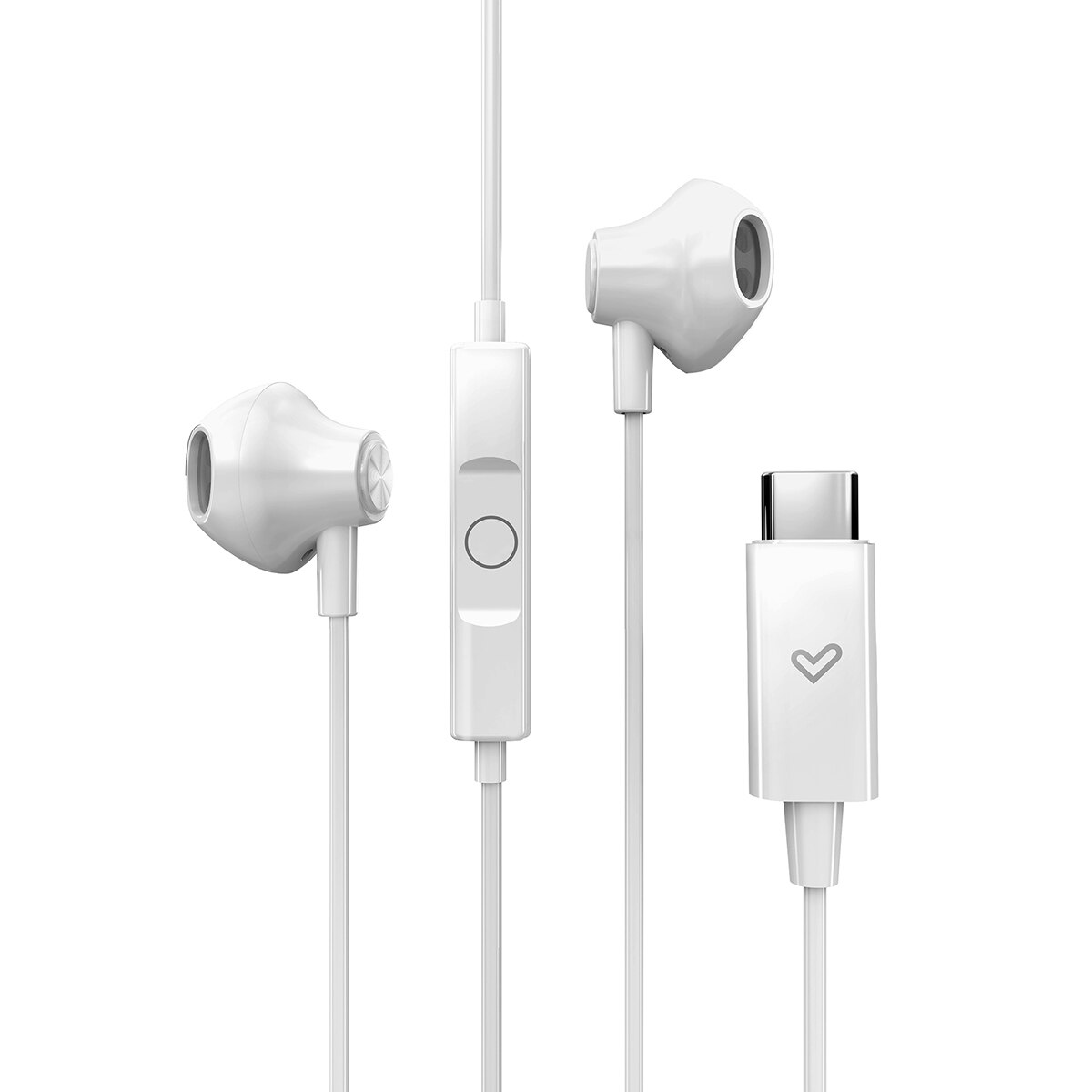 Auriculares Energy Sistem Snow EasyPods Tipo C con micrófono, Voice Assistant y controlador de reproducción Blanco-2
