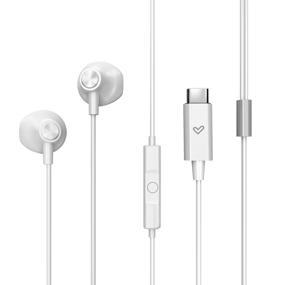 Auriculares Energy Sistem Snow EasyPods Tipo C con micrófono, Voice Assistant y controlador de reproducción Blanco-4