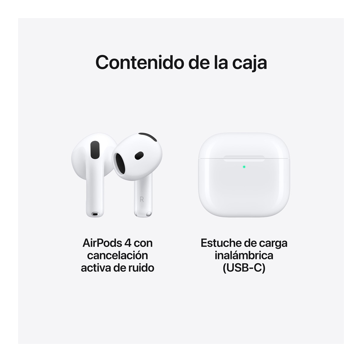 Apple Airpods 4 con cancelación de ruido - Auriculares inalámbricos Bluetooth y Estuche de carga Blanco-10