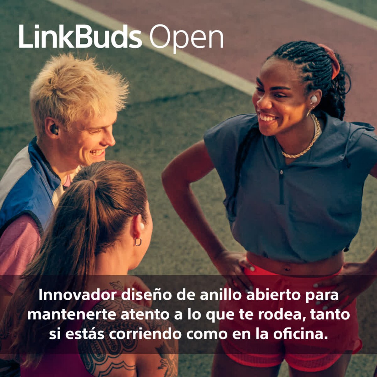 Sony LinkBuds Open Inalámbricos, Auriculares conexión multipunto, 22h batería, iOS, Android y PC- Negro Negro-4