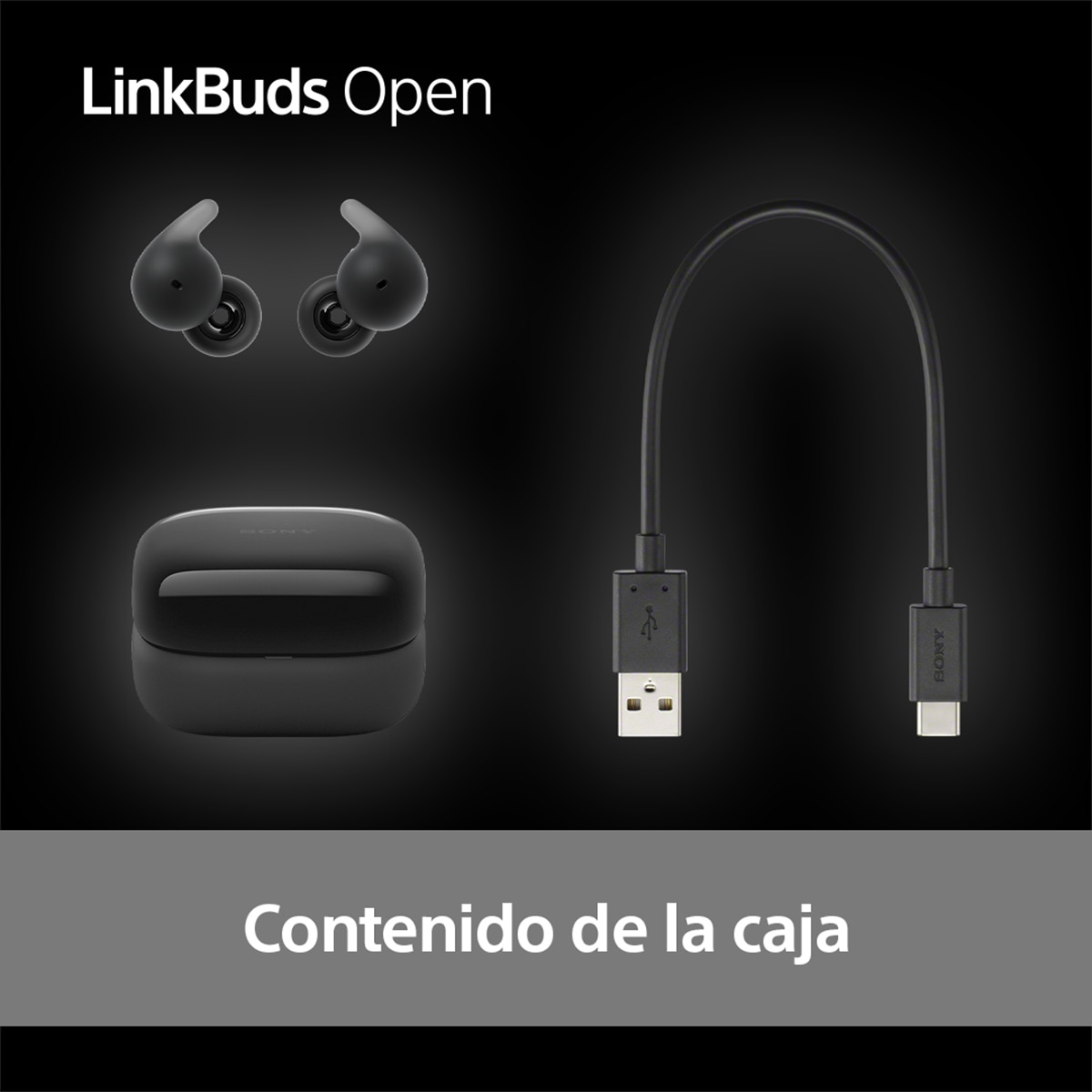 Sony LinkBuds Open Inalámbricos, Auriculares conexión multipunto, 22h batería, iOS, Android y PC- Negro Negro-11