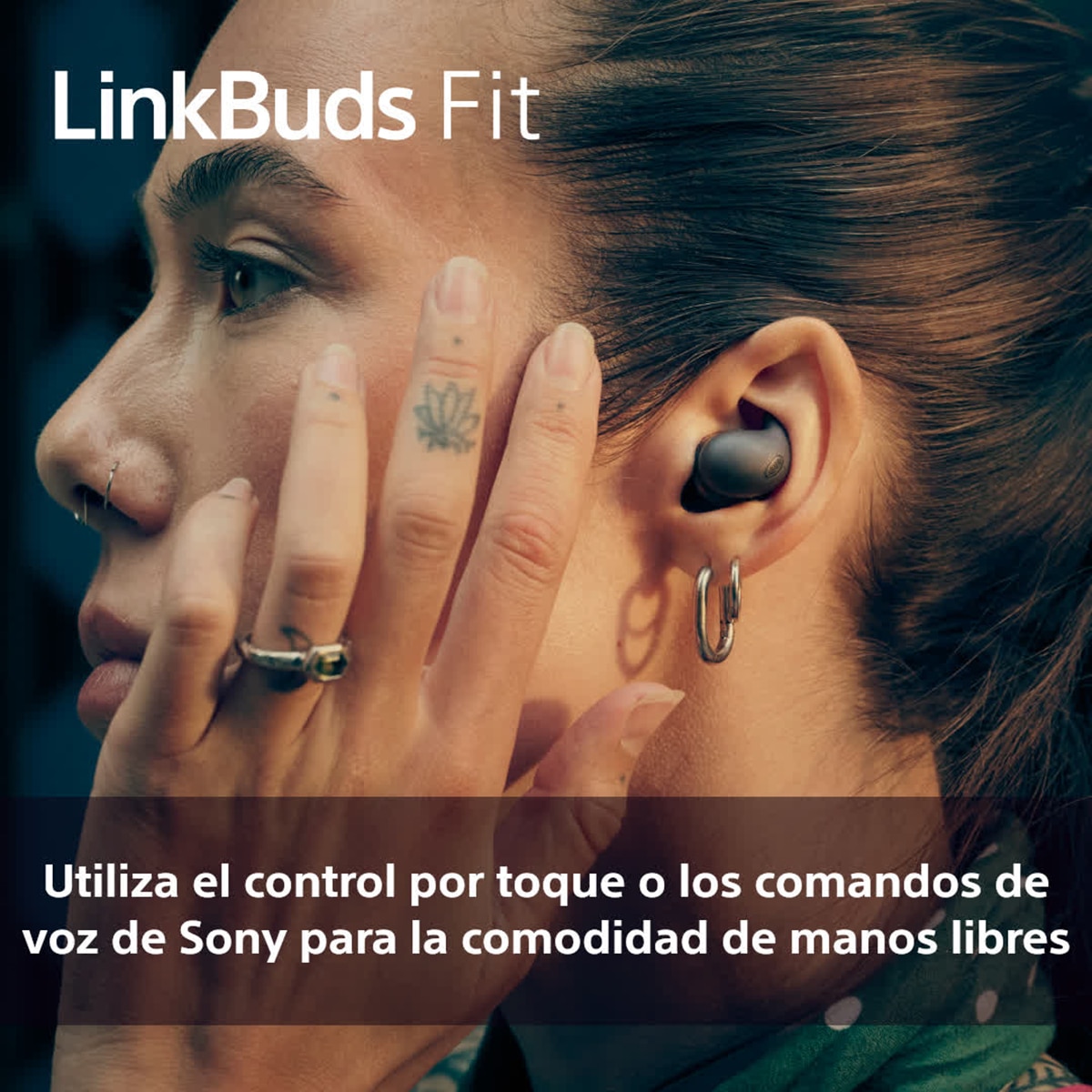 Sony LinkBuds Fit Inalámbricos, Auriculares Cancelación de ruido, IPX4, Hi-Res Audio, 21h batería, conexión multipunto, iOS, Android y PC Blanco-10