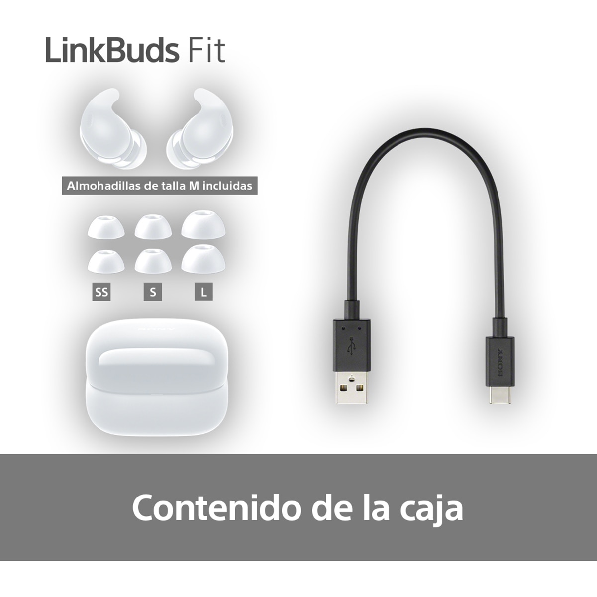Sony LinkBuds Fit Inalámbricos, Auriculares Cancelación de ruido, IPX4, Hi-Res Audio, 21h batería, conexión multipunto, iOS, Android y PC Blanco-12