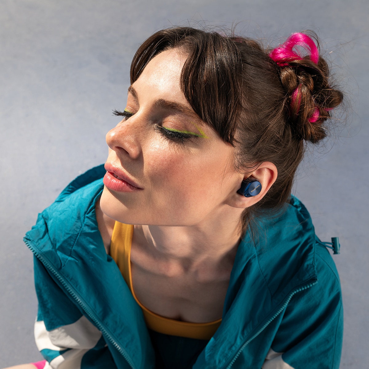 Auriculares True Wireless Technics AZ80 con cancelación de ruido y Bluetooth Multipunto Azul-3